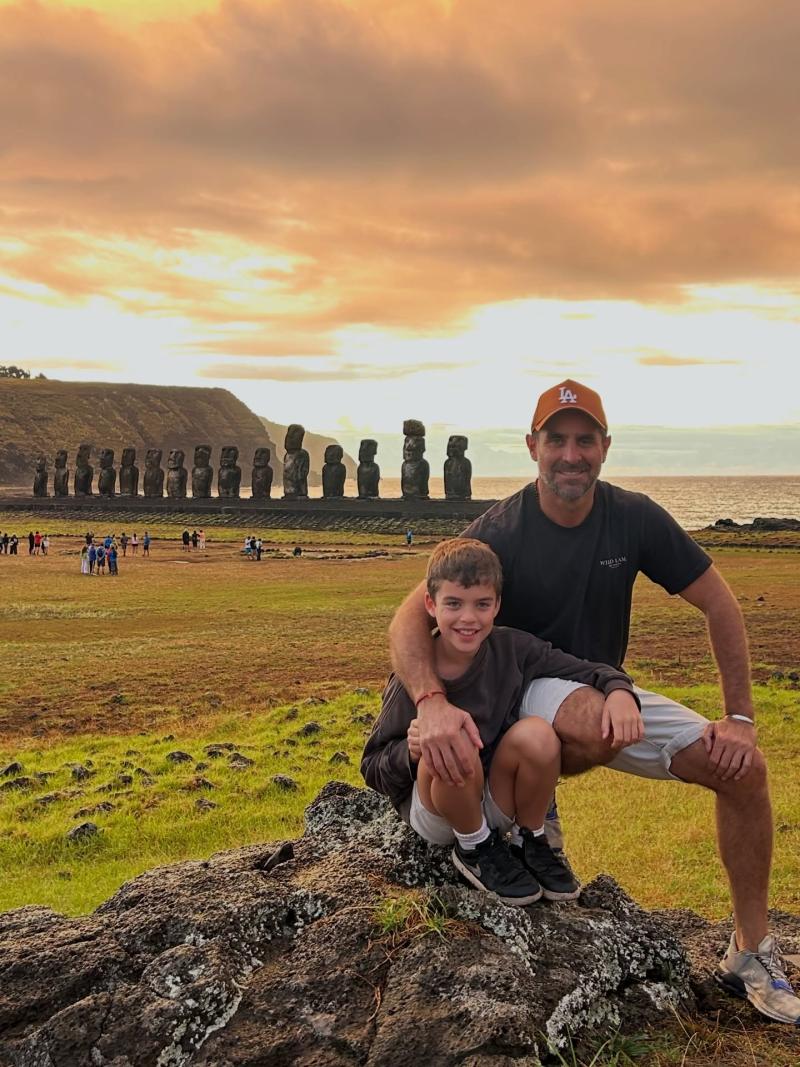 Instagram - Cristián Arriagada y su hijo Pedrito Milagros