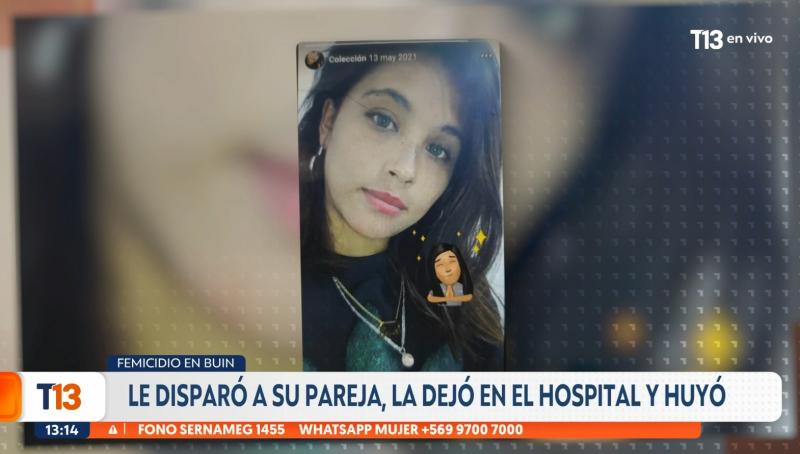 T13 - Mujer que fue víctima de femicidio en Buin
