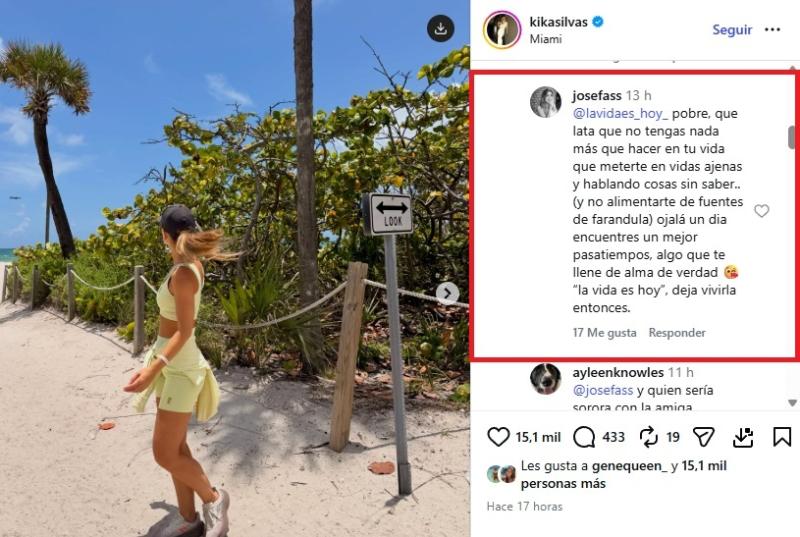 Instagram - Hermana de Kika Silva defiende a la modelo