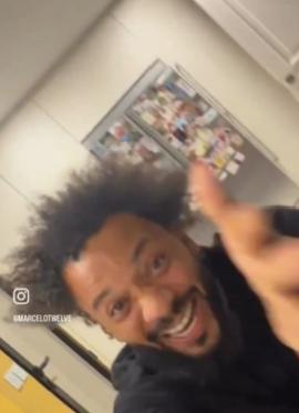 La reacción de Marcelo a la nominación de Neymar - X: @Juez Central