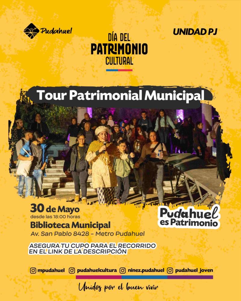 Cementerio histórico, rutas patrimoniales y cultura: las actividades que ofrece Pudahuel para el Día del Patrimonio