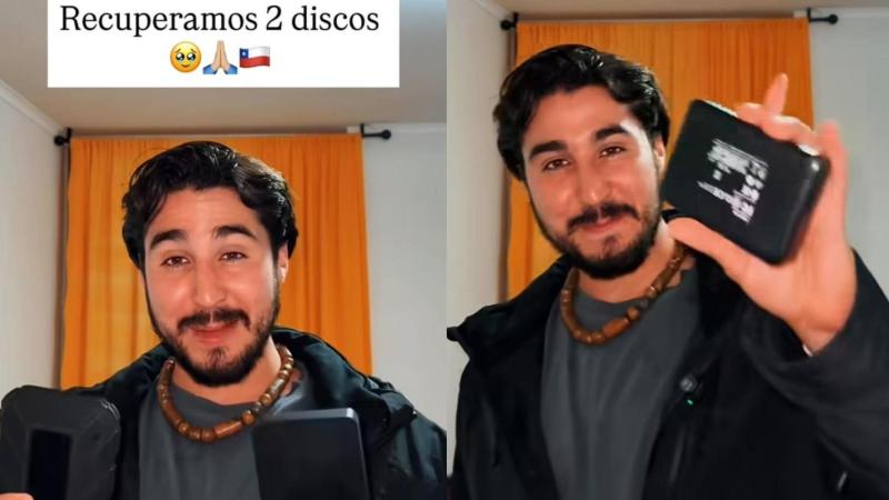 Fotógrafo mexicano recuperó sus equipos robados en Valparaíso - Captura