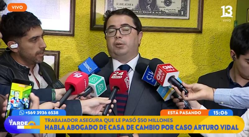 Declaraciones abogado en caso millonario que involucra a Vidal - T13
