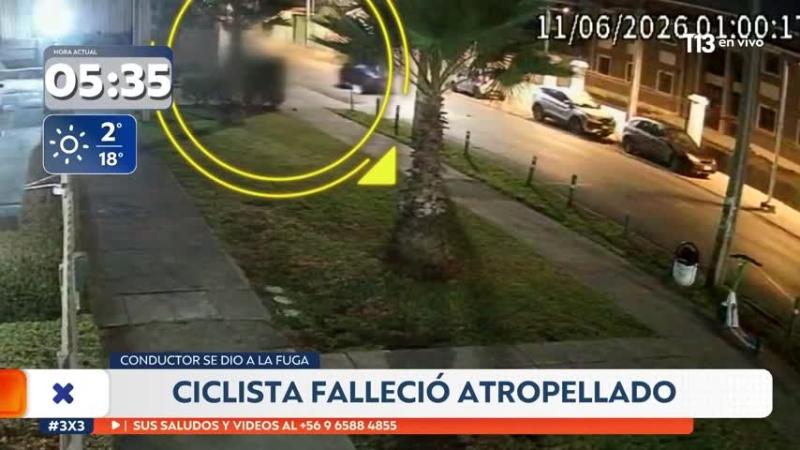 Conductor se dio a la fuga: Ciclista murió tras ser atropellado en La Cisterna