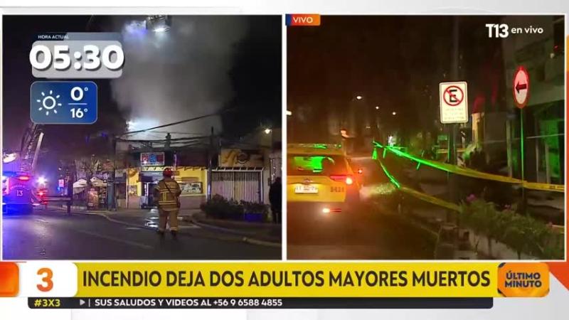 Dos adultos mayores con movilidad reducida: quiénes eran las víctimas del fatal incendio en Providencia