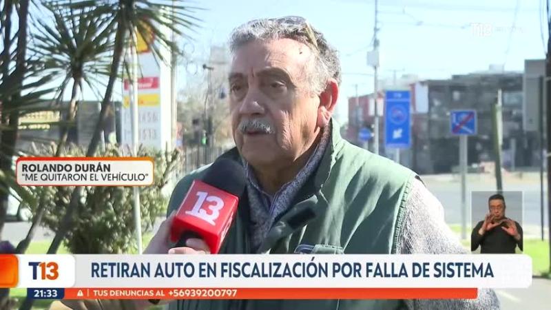 Adulto mayor sufrió por error en la revisión técnica: Le quitaron su auto y lo multaron | T13