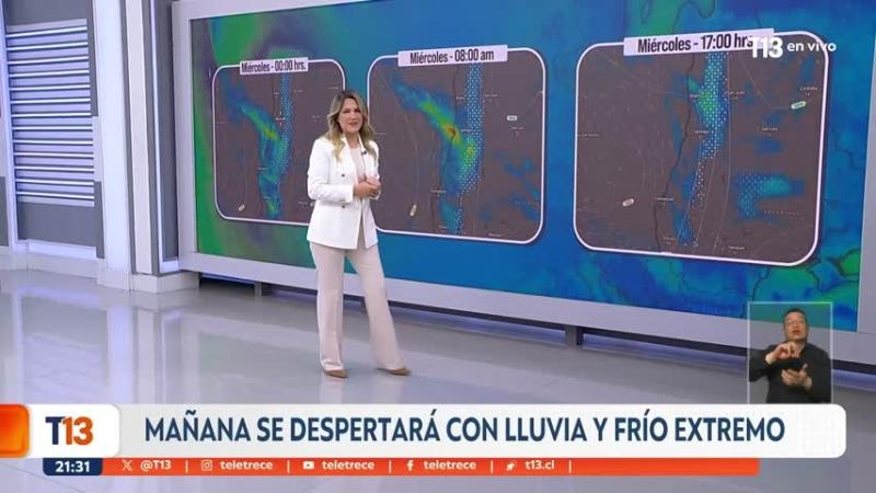 Vuelve la lluvia a Santiago: A qué hora será el peak de precipitaciones