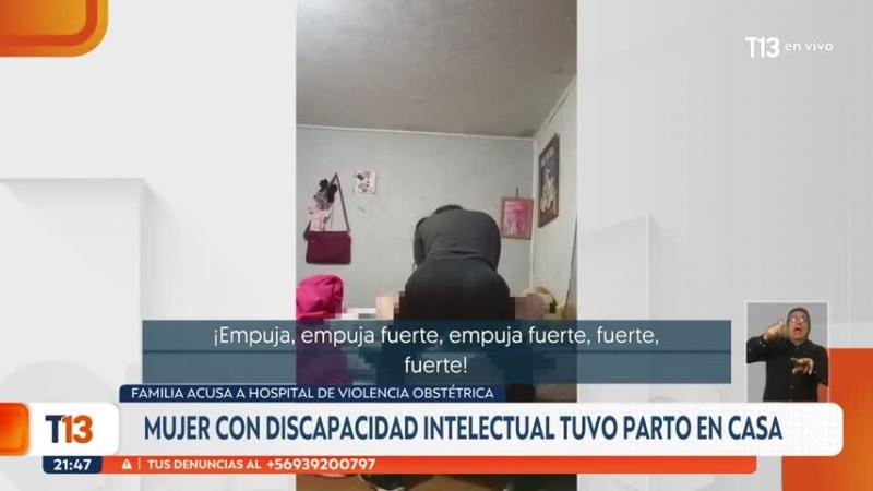 "Yo vine dos veces al hospital": Mujer con discapacidad intelectual dio a luz en su casa y su familia acusa violencia obstétrica en Puerto Montt