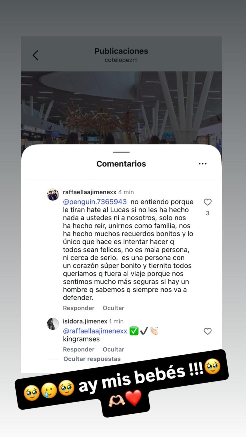 Hija de Coté López responde a críticas contra la pareja de su madre: “No entiendo el hate” - Instagram Raffaella Jiménez