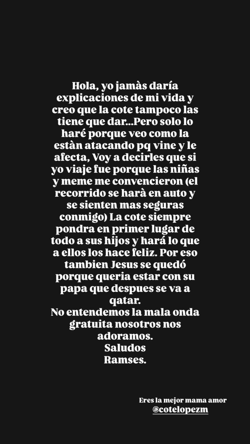 Hija de Coté López responde a críticas contra la pareja de su madre: “No entiendo el hate” - Instagram Lama Von Der Forst🇵🇸
