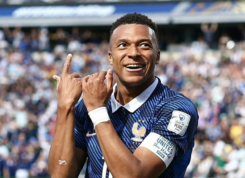 Kylian Mbappé, goleador francés en el Mundial - AFP