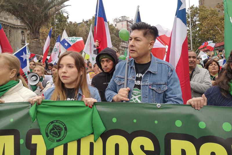 Agencia Uno- Senadora Camila Flores y su exmarido Percy Marín
