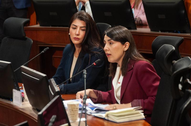 Agencia Uno- Exsubsecretaria Daniela Castro y ministra de la Mujer, Judith Marín