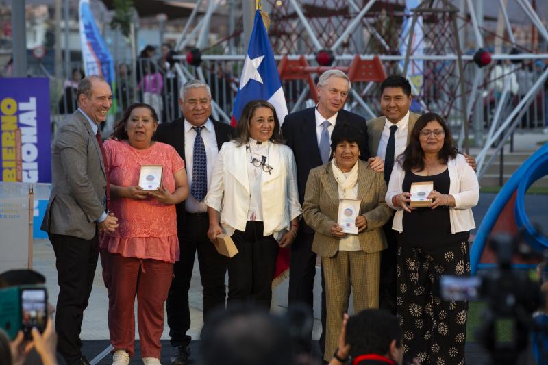 Presidente José Antonio Kast encabezó este sábado la inauguración del Parque El Alto