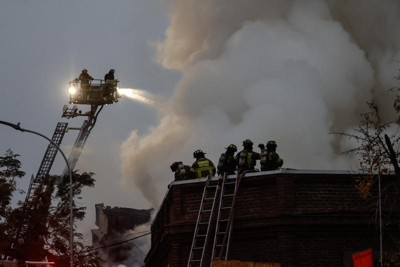 Aton - Incendio en centro de Santiago