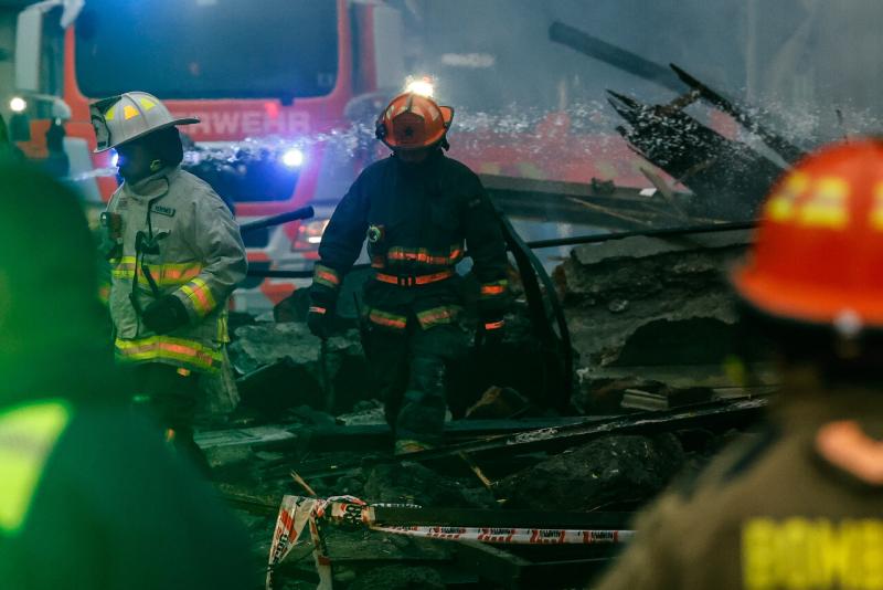 Aton - Incendio en centro de Santiago