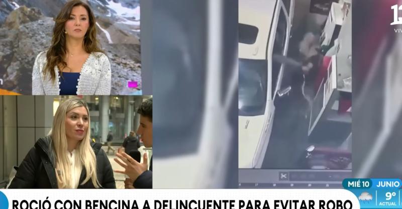 Tu Día - Mujer roció con bencina a delincuente para evitar robo