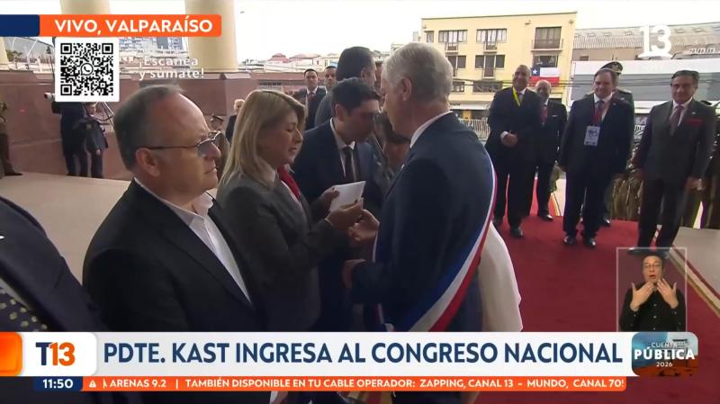 T13 - Primera cuenta pública del Presidente José Antonio Kast