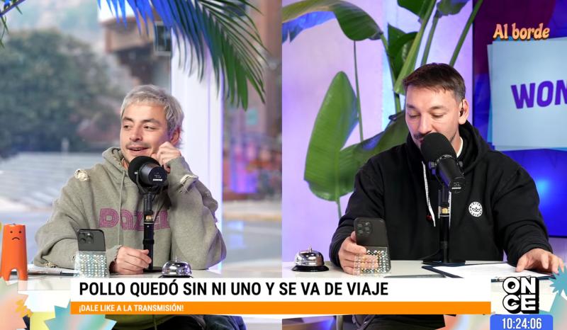 Youtube (Once Stream) - Pollo Castillo y Rodrigo Gallina