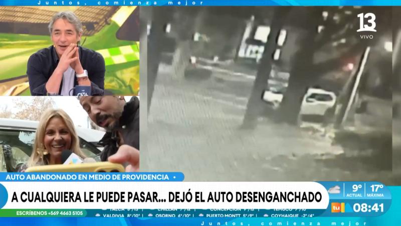 Tu Día - Auto circulaba solo en Providencia