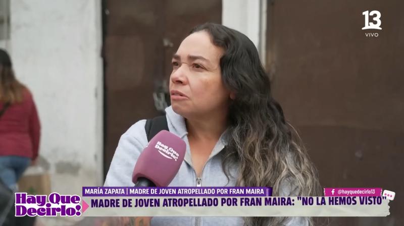 Canal 13 - Madre de joven atropellado por Fran Maira