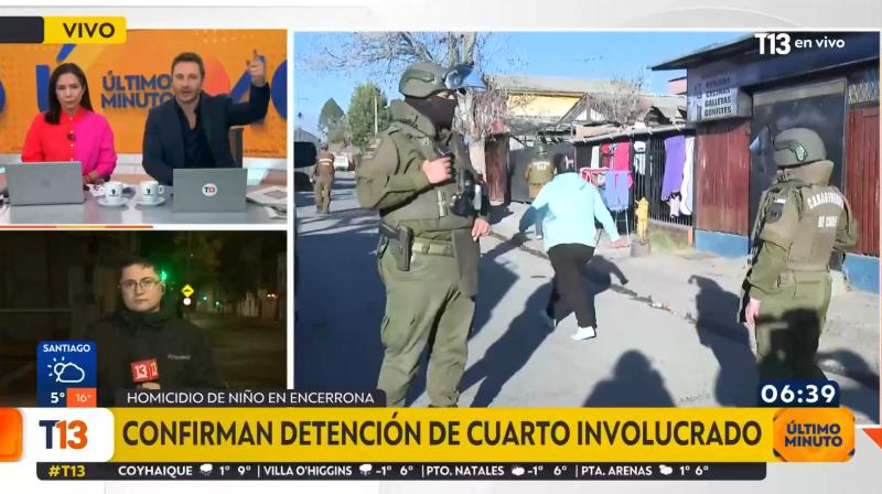 T13 - Confirman cuarto detenido por asesinato de niño de 12 años