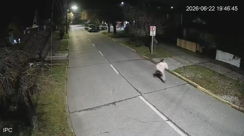 T13 - Niña arranca de portonazo en Chiguayante