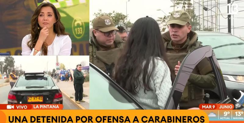 Tu Día - Detienen a conductora por ofensas a carabineros