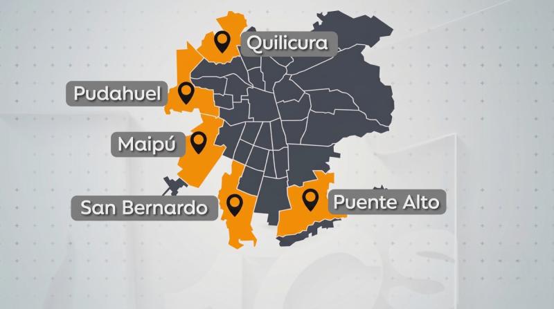 Las comunas de la Región Metropolitana donde más ocurren encerronas: este es el mapa del delito