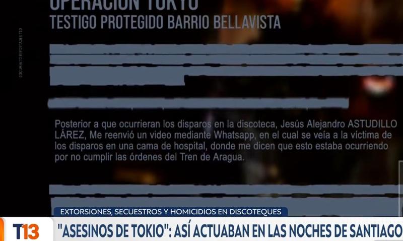 T13 - Así eran las extorsiones de miembros del Tren de Aragua