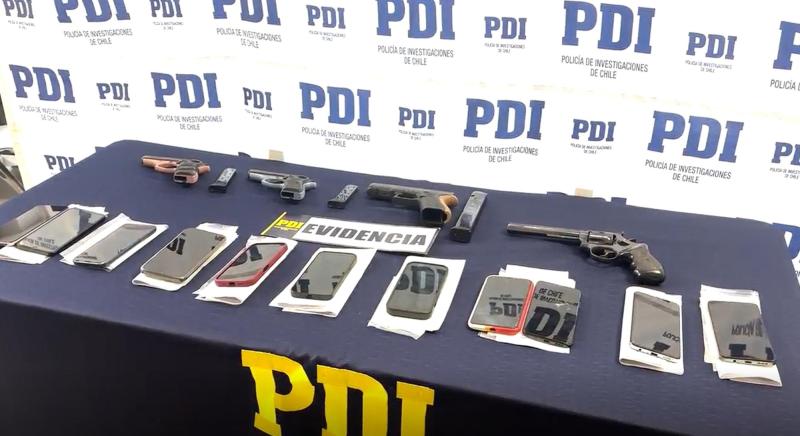 Cedida - 10 detenidos por planificar robo con violencia a empresario en Maule