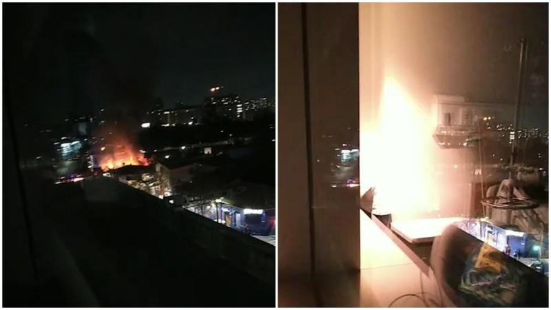 Vecinos escucharon explosión: incendio se registra en casa habitación en la comuna de Providencia - Cedida