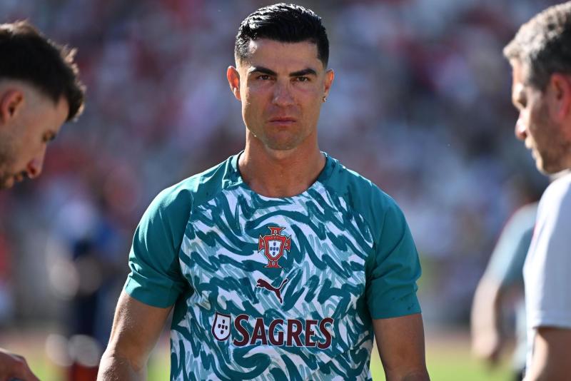 Ronaldo ante Chile en amistoso - Photosport
