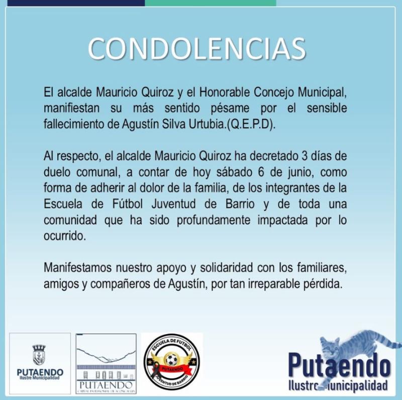 Duelo comunal en Putaendo tras muerte de niño en un volcamiento - IG