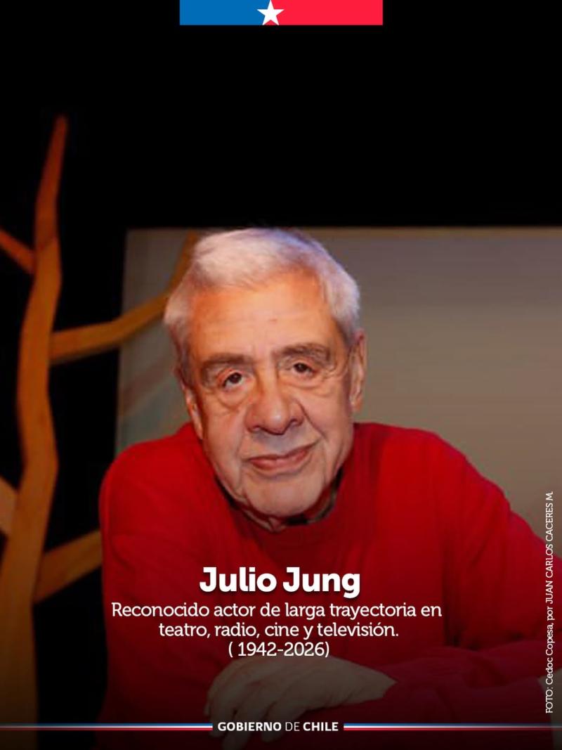 El homenaje del Ministerio de las Culturas a Julio Jung - RRSS