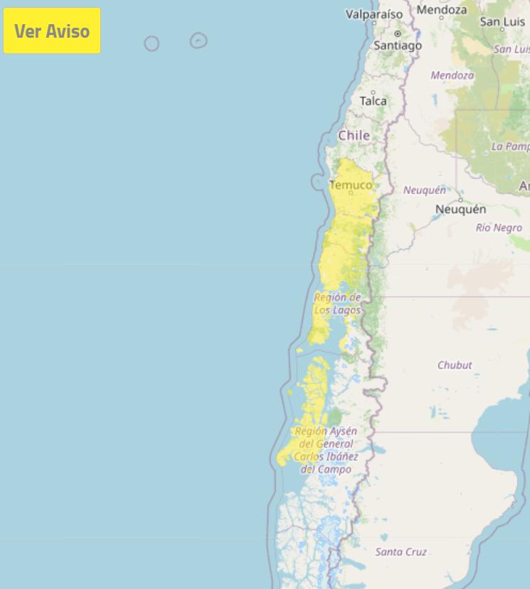 Tormentas eléctricas en la zona sur - Meteochile