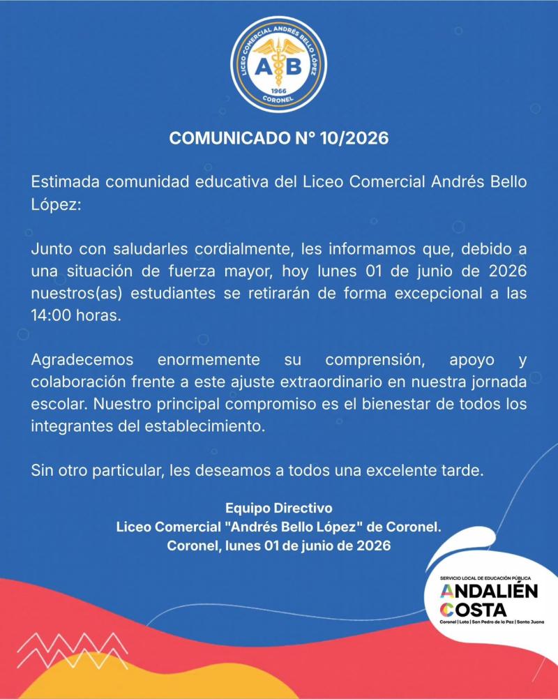 Captura - El comunicado del establecimiento donde se registró la intoxicación por alimento