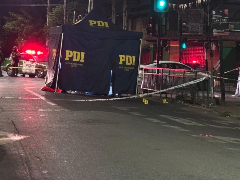 Hombre murió baleado en paradero por hombre que circulaba en bicicleta