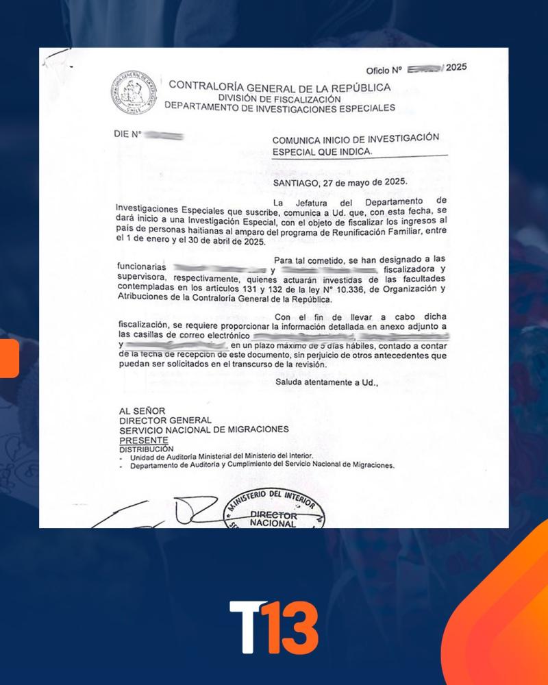 Oficio Contraloría