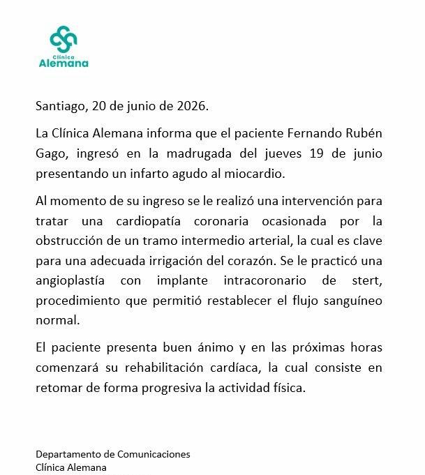 Fernando Gago | Clínica Alemana