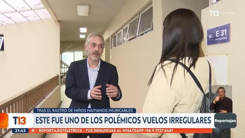 "Es una polémica artificial": La postura de Luis Thayer cuando dirigía el SERMIG por alerta sobre masivo ingreso de niños haitianos a Chile