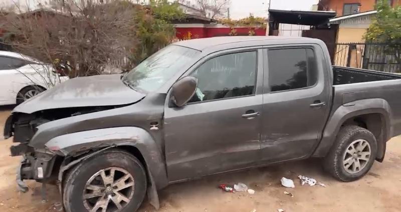 "Camioneta encontrada por Carabineros"
