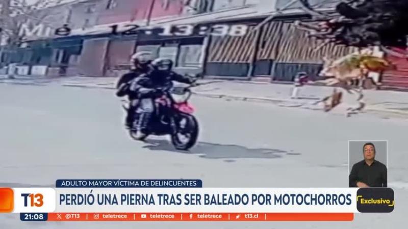Retiró $1,3 millones del banco, lo balearon y terminó con una pierna amputada: investigan a banda de "motochorros"