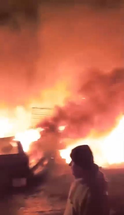 Incendio en Antofagasta - Cedida