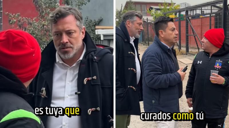 Alcalde Sichel increpa a hombre que bebía alcohol en Ñuñoa - Instagram