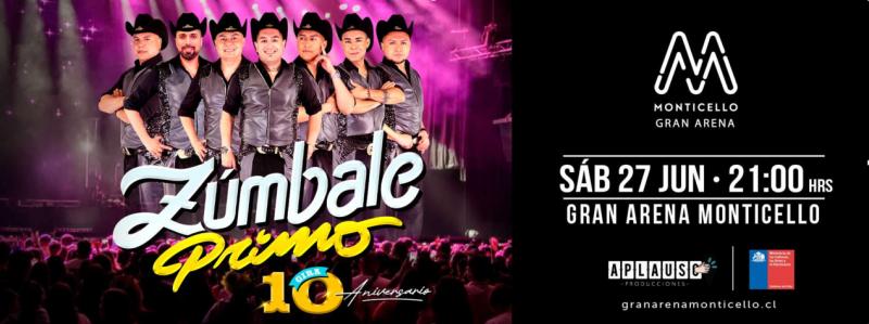 Zúmbale Primo celebra 10 años con show en Gran Arena Monticello