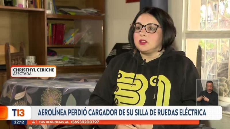 Mujer con discapacidad denuncia a Latam por daño en su silla de ruedas | T13
