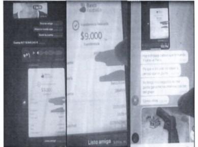 Este pantallazo es una prueba clave de la Fiscalía para acreditar el presunto cohecho de la carabinera. La imputada pedía desde $9 mil por cada revisión que realizaba en el sistema institucional.