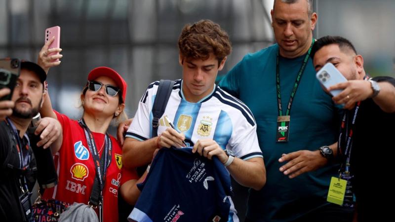Los dardos de Franco Colapinto a España tras la final del Mundial