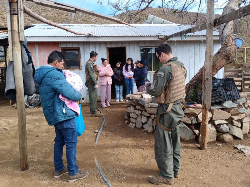 El parto fue asistido por llamada: Bebé nació en localidad aislada por las lluvias - Cedida